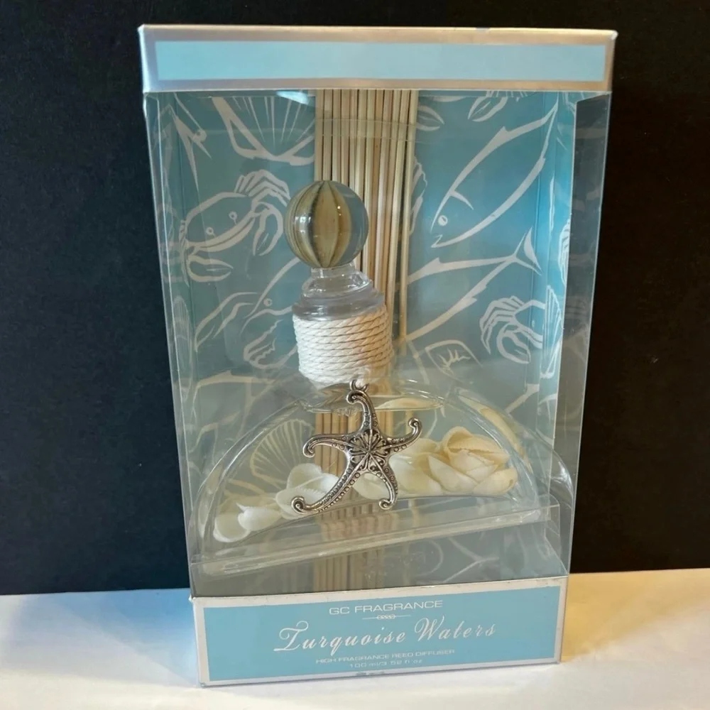 Starfish Turquoise Reed Diffuser New in Box